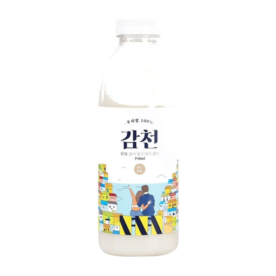 감천막걸리 병 사진
