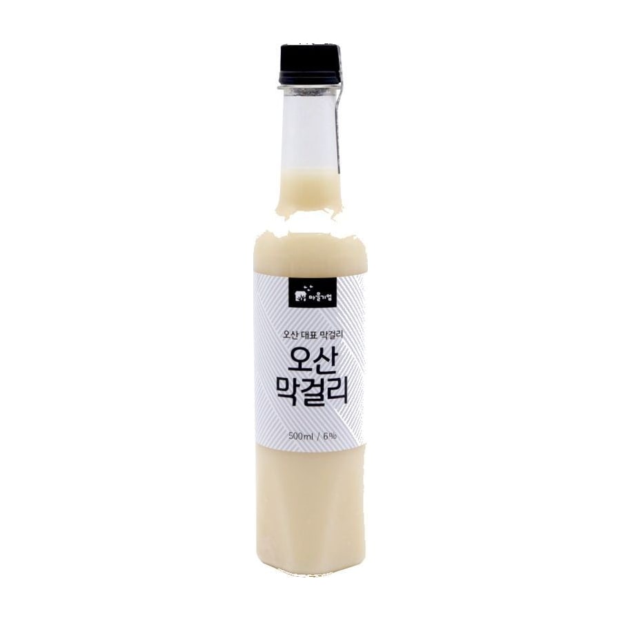오산막걸리 병 사진