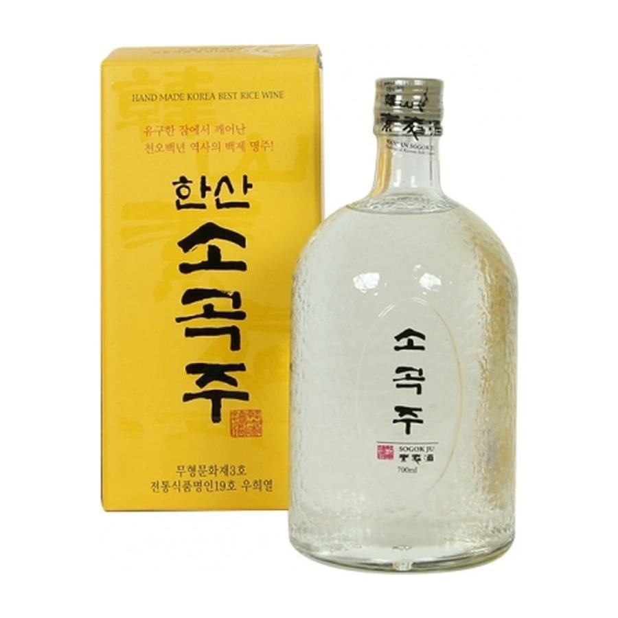 한산 소곡주 병 사진