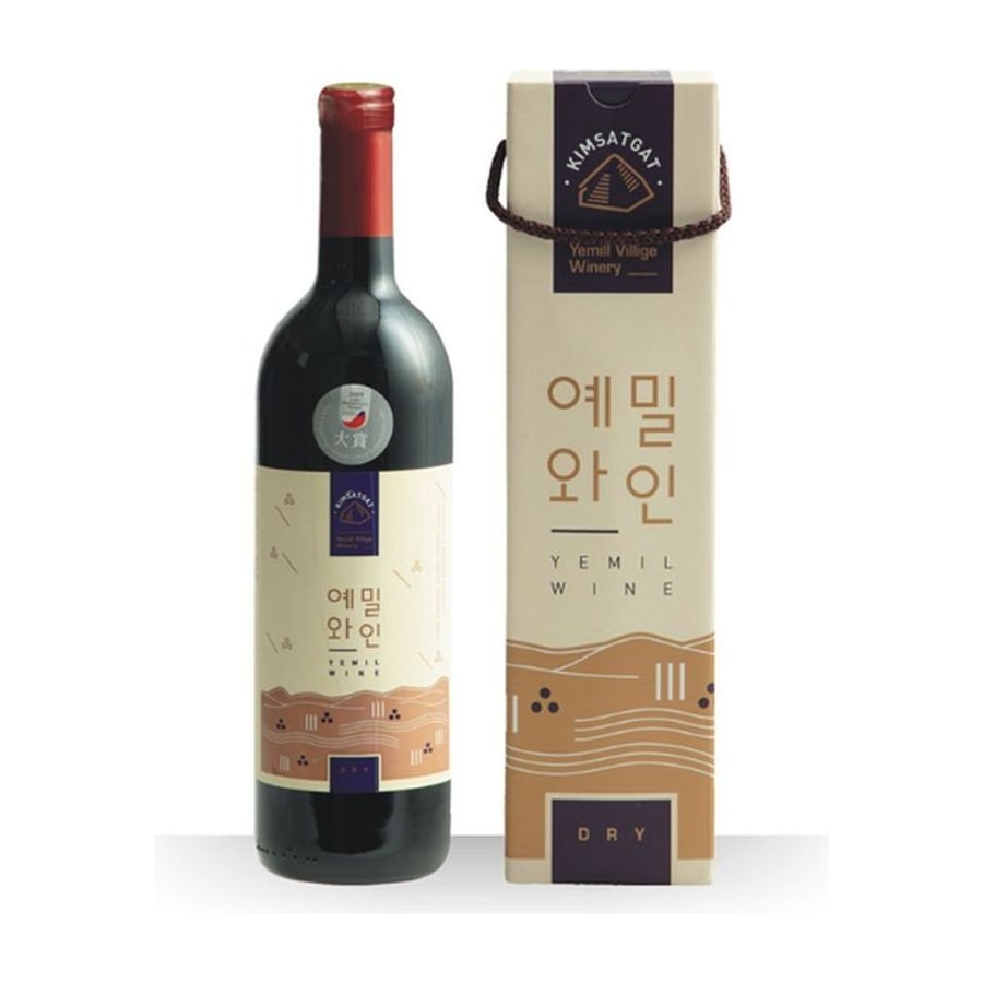 예밀와인 레드 드라이 병 사진
